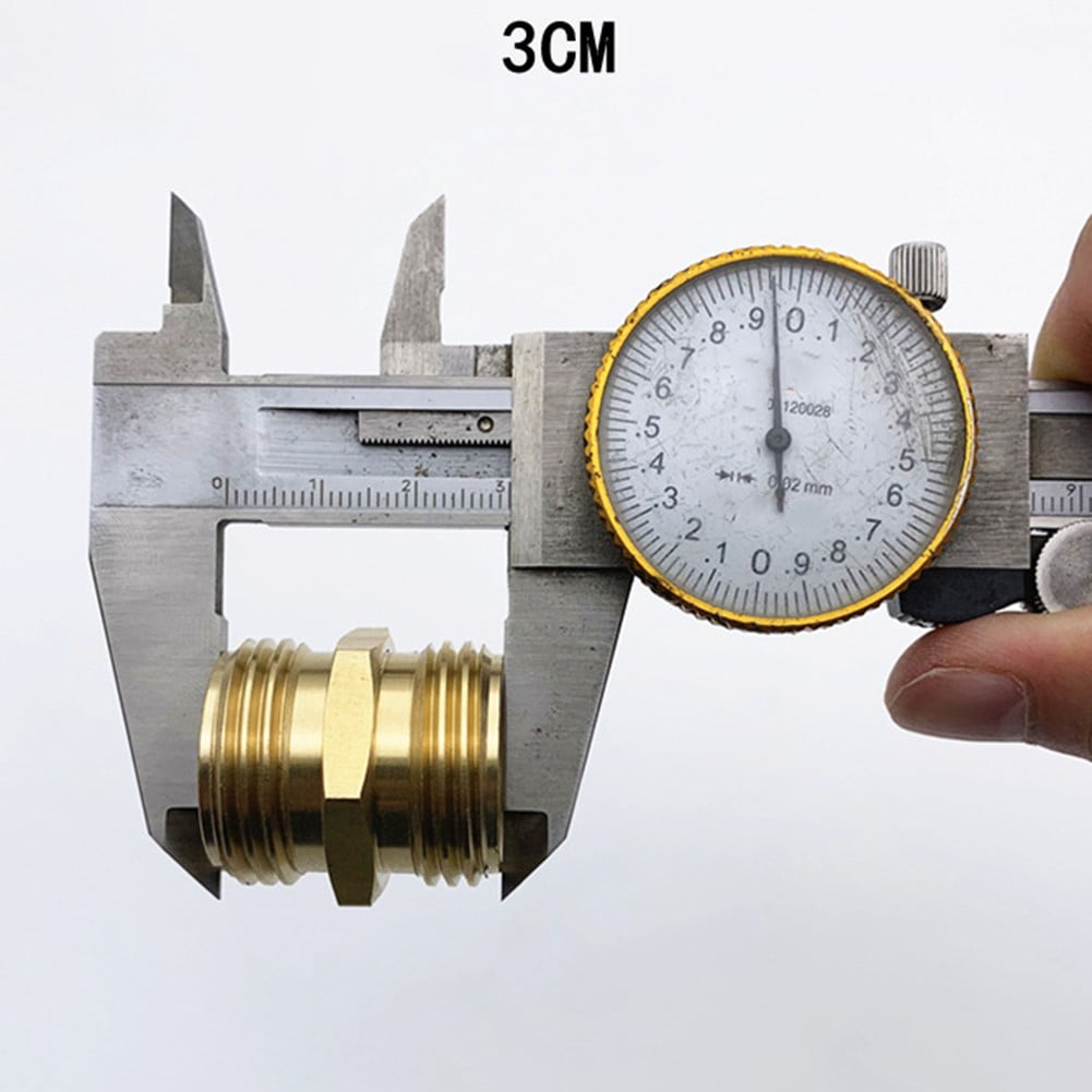 Brass Garden Hose Adapter Male To Male Quick Connector 2 Pack 34 Inch YIWEI - Image 6