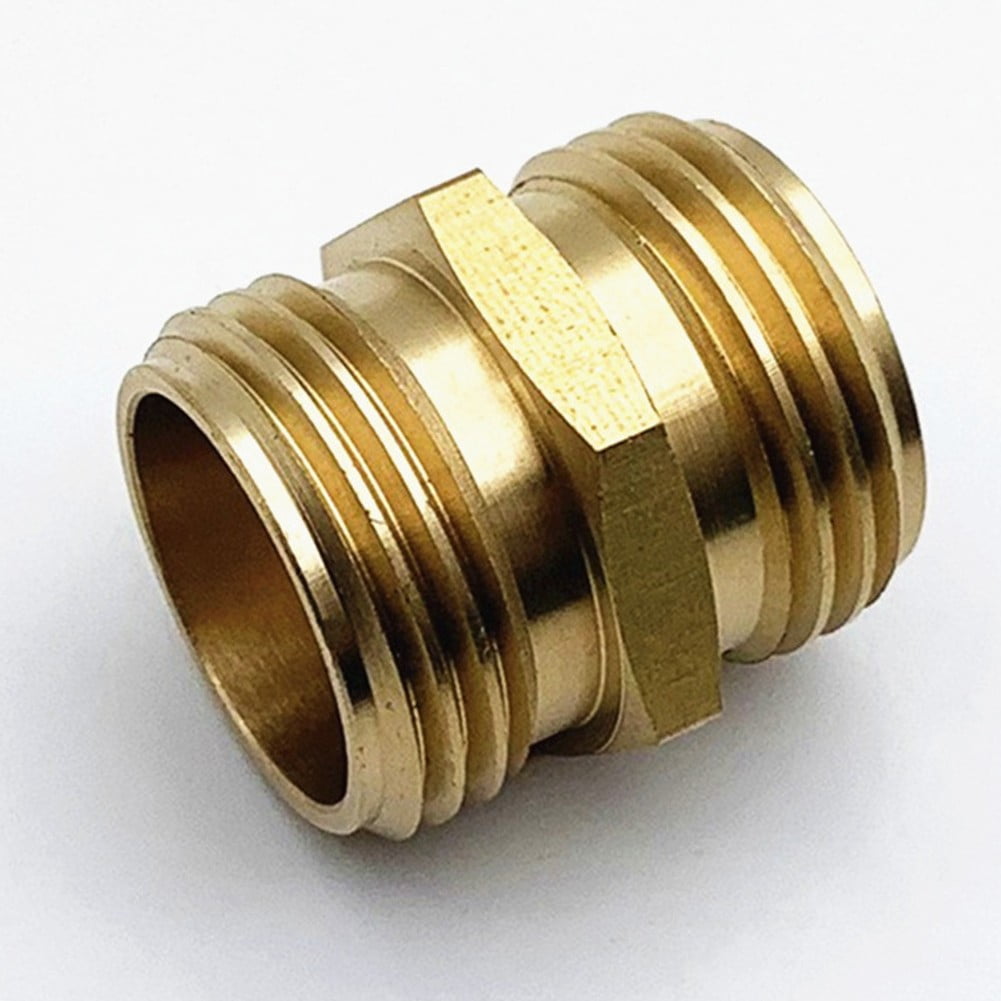 Brass Garden Hose Adapter Male To Male Quick Connector 2 Pack 34 Inch YIWEI - Image 7