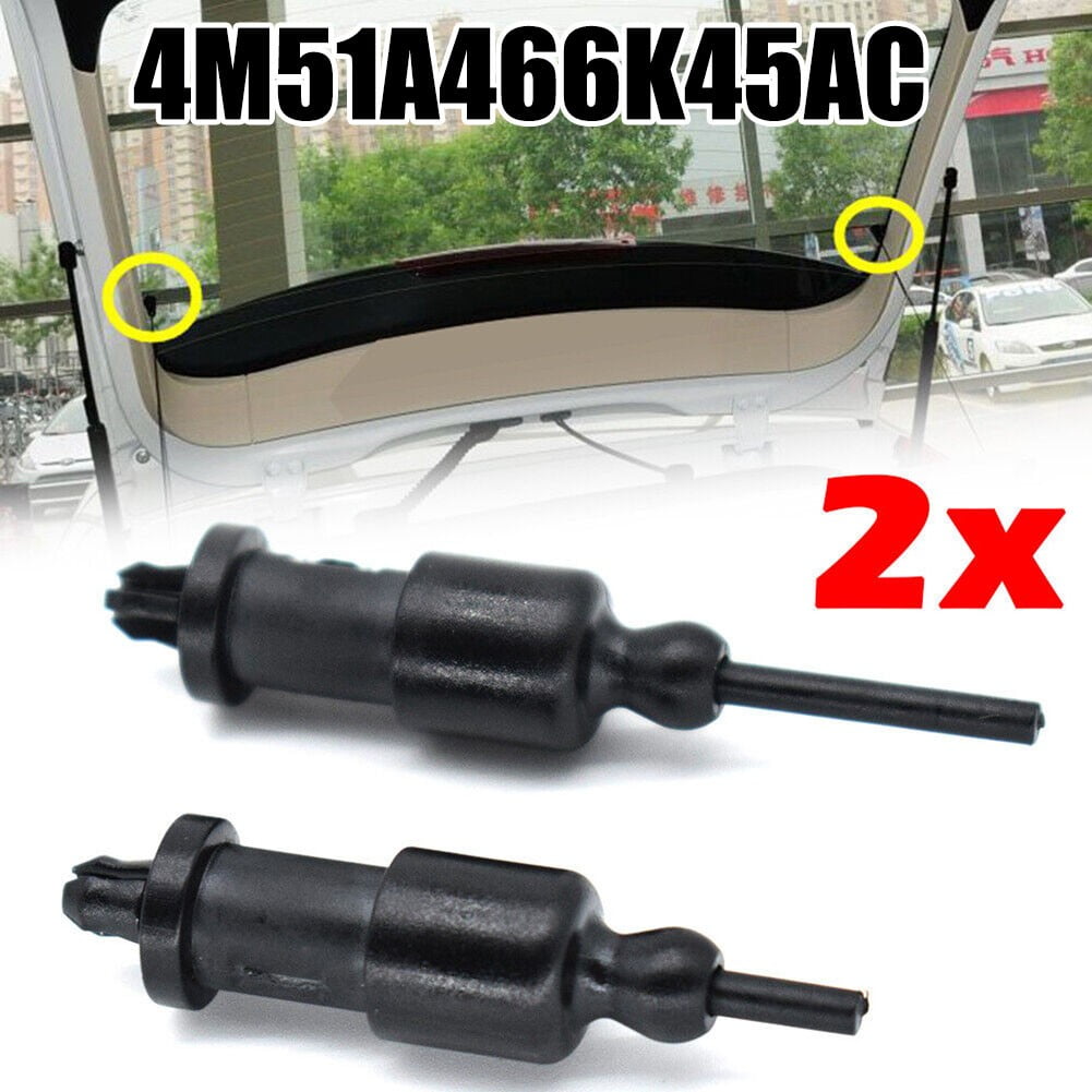 Rear Parcel Shelf Tray Strap String For Ford Focus Mk2 Cmax 4M51A466K45Ac Black Universal Fit Pack Of 2 - Image 1