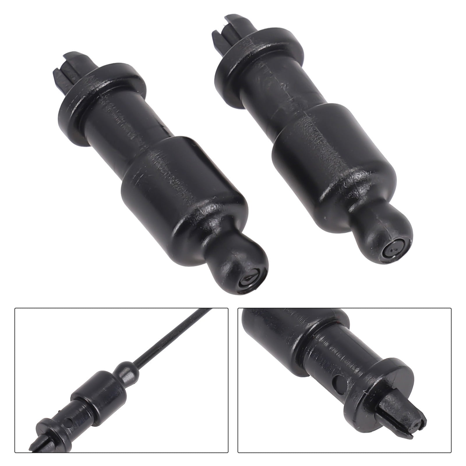 Rear Parcel Shelf Tray Strap String For Ford Focus Mk2 Cmax 4M51A466K45Ac Black Universal Fit Pack Of 2 - Image 5