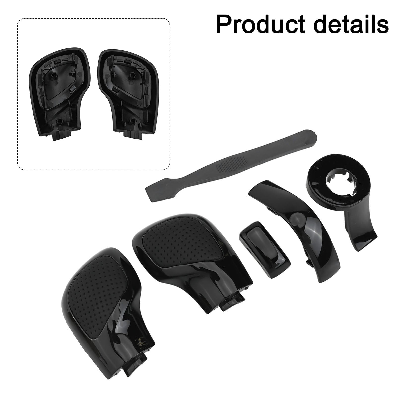 Car Gear Shift Knob Side Cover Fit For Golf 6 7 R For Passat B7 B8 For Jetta Mk6 Car Interior Parts Accessories Suede Perforated - Image 4