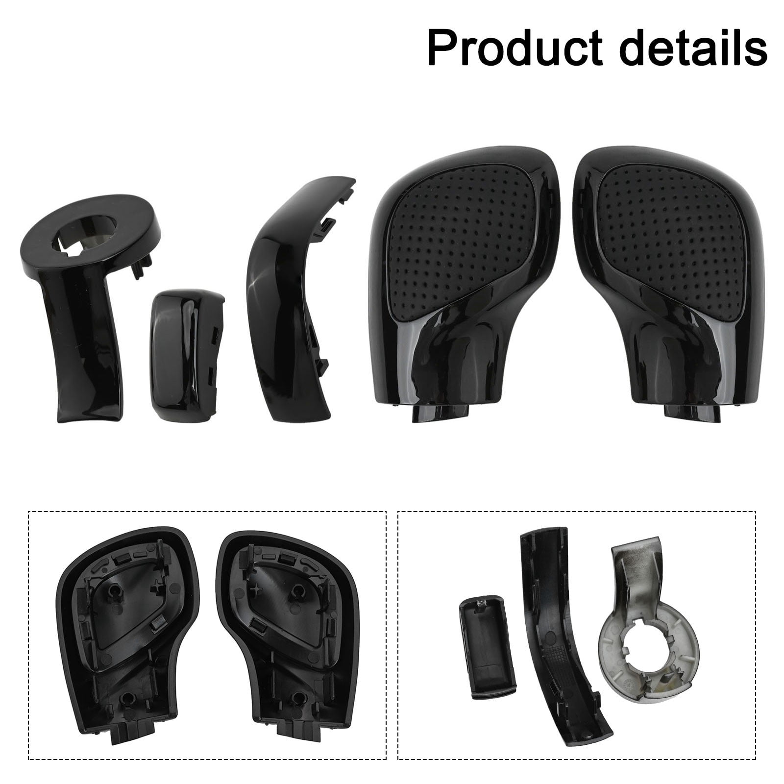 Car Gear Shift Knob Side Cover Fit For Golf 6 7 R For Passat B7 B8 For Jetta Mk6 Car Interior Parts Accessories Suede Perforated - Image 7