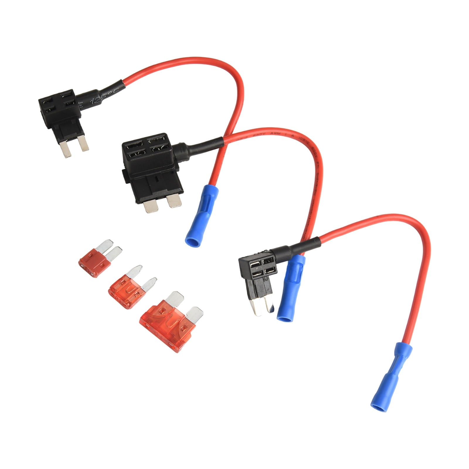 LLDI 3 Types Car Add-A-Circuit Fuse TAP Adapter Standard Auto Blade Fuse Holder For Trucks Cars Boats With 12V 24V 10A Wire Harness - Image 7