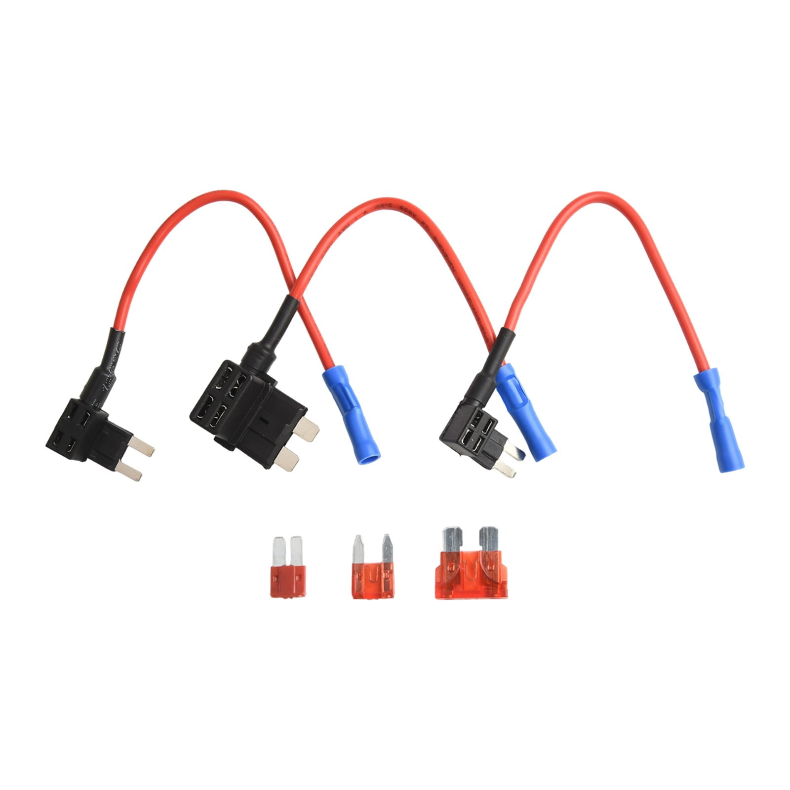 LLDI 3 Types Car Add-A-Circuit Fuse TAP Adapter Standard Auto Blade Fuse Holder For Trucks Cars Boats With 12V 24V 10A Wire Harness - Image 8
