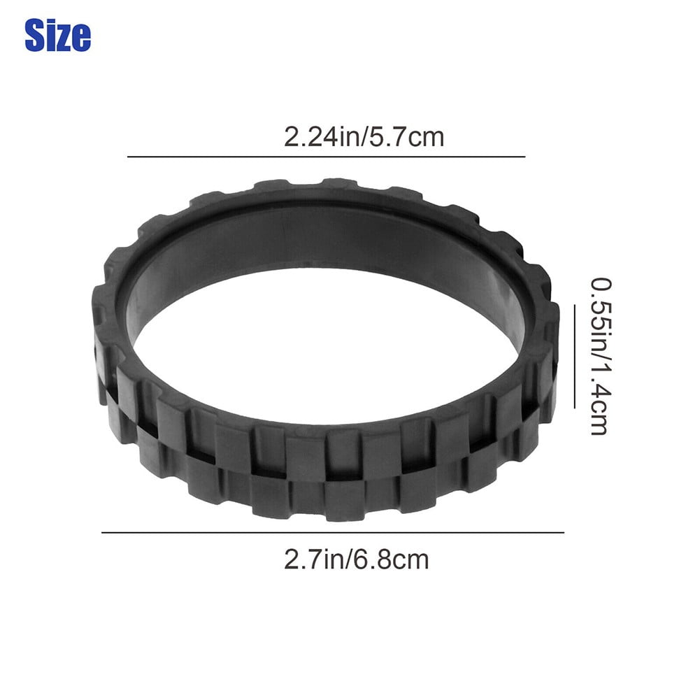 4Pcs Anti-Slip Wheels Belt For Roomba Wheels Series 5/6/7/8/9/I7 S9+ Robot Vacuum Cleaner Replacement Accessories - Image 5