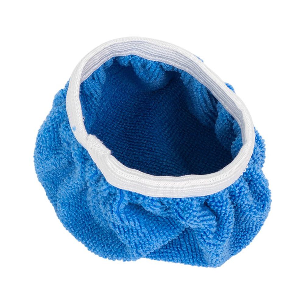 LLDI Polisher Buffing Pads Bonnet Cover Light Blue 10pcs 5-6Inch Microfiber - Image 8