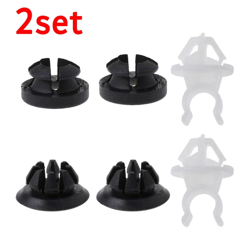 6Pcs Hood Support Prop Rod Holder Clips For Honda Accord Prelude Odyssey Rdx Engine Cover Fasteners Black White - Image 5