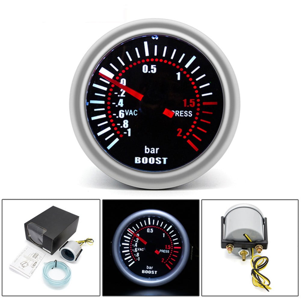 52Mm Black Car Vacuum Gauge With Professional Installation Recommended - Image 1