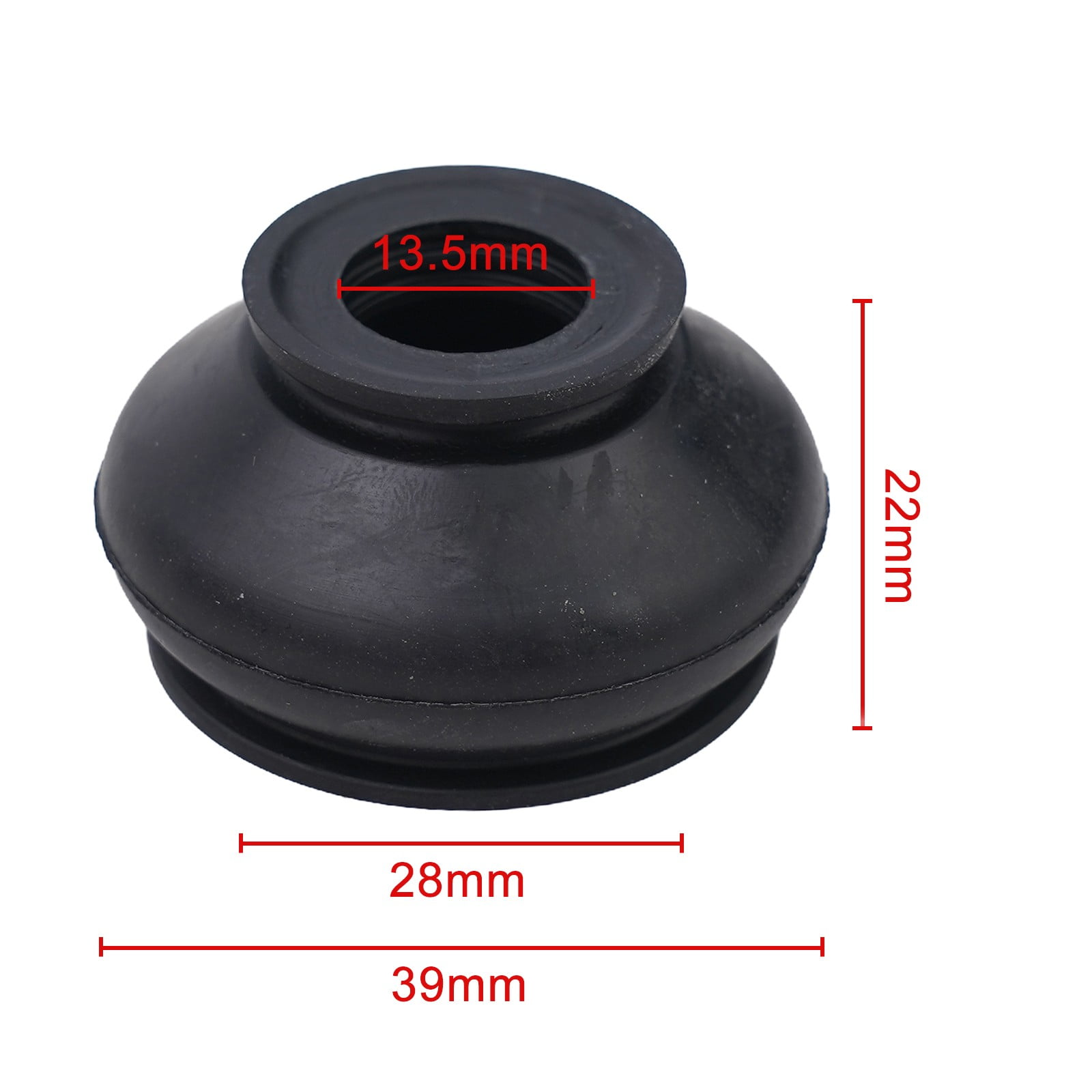 Universal Rubber Dust Cover Ball Joint Boots Track Rod End Set Of 2 For Car Suspension - Image 3