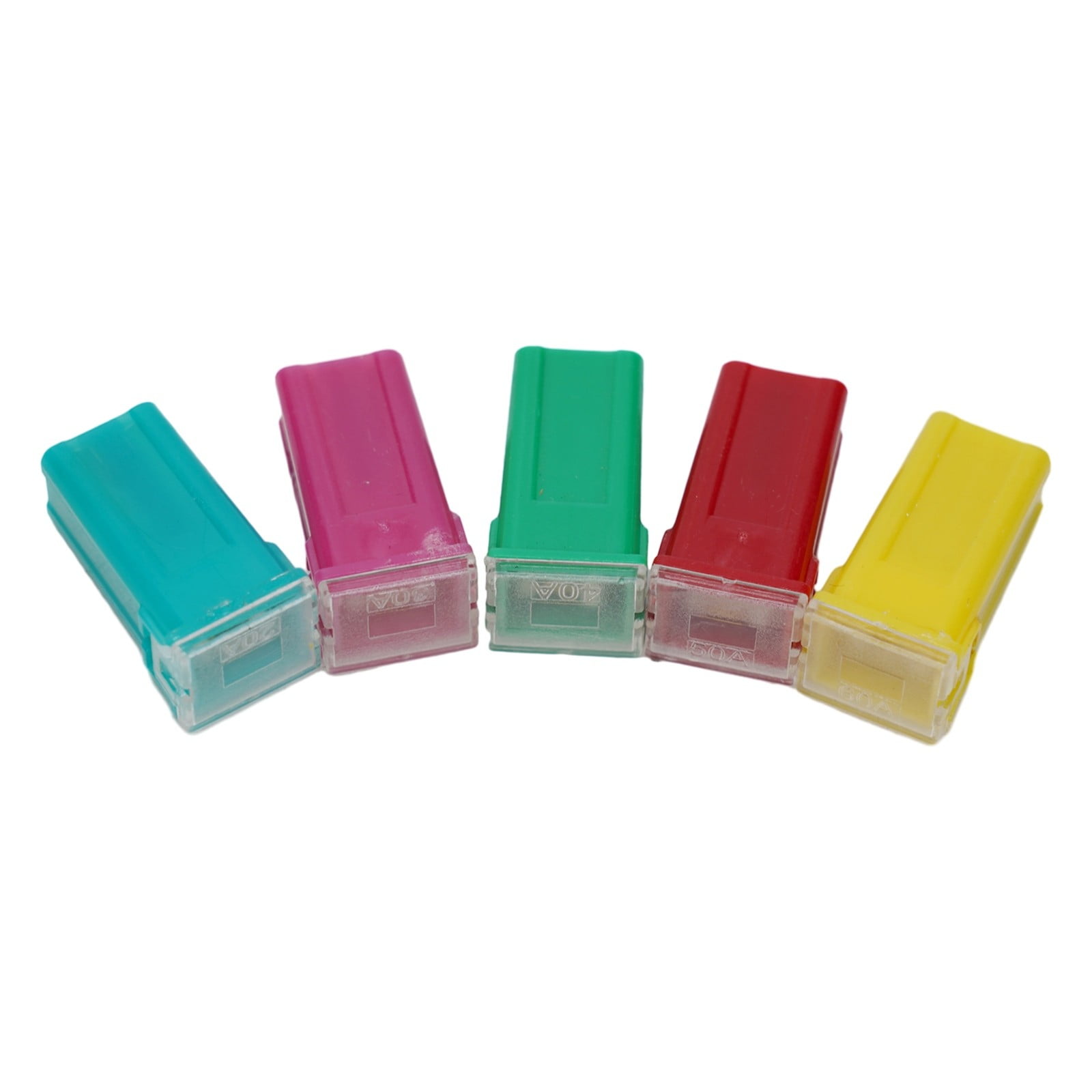 10 Pack Car Fuse Assortment Kit 20A 30A 40A 50A 60A Square Mini Fuses For Auto Van Truck - Image 5
