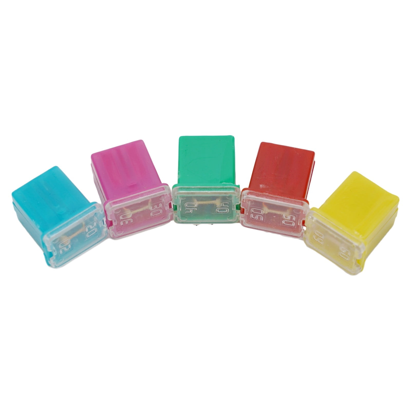 10 Pack Car Fuse Assortment Kit 20A 30A 40A 50A 60A Square Mini Fuses For Auto Van Truck - Image 8