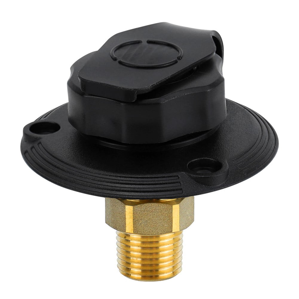 Rv City Water Inlet With Check Valve 3/4 Nh Female To 1/2 Npt Male With Dust New - Image 2