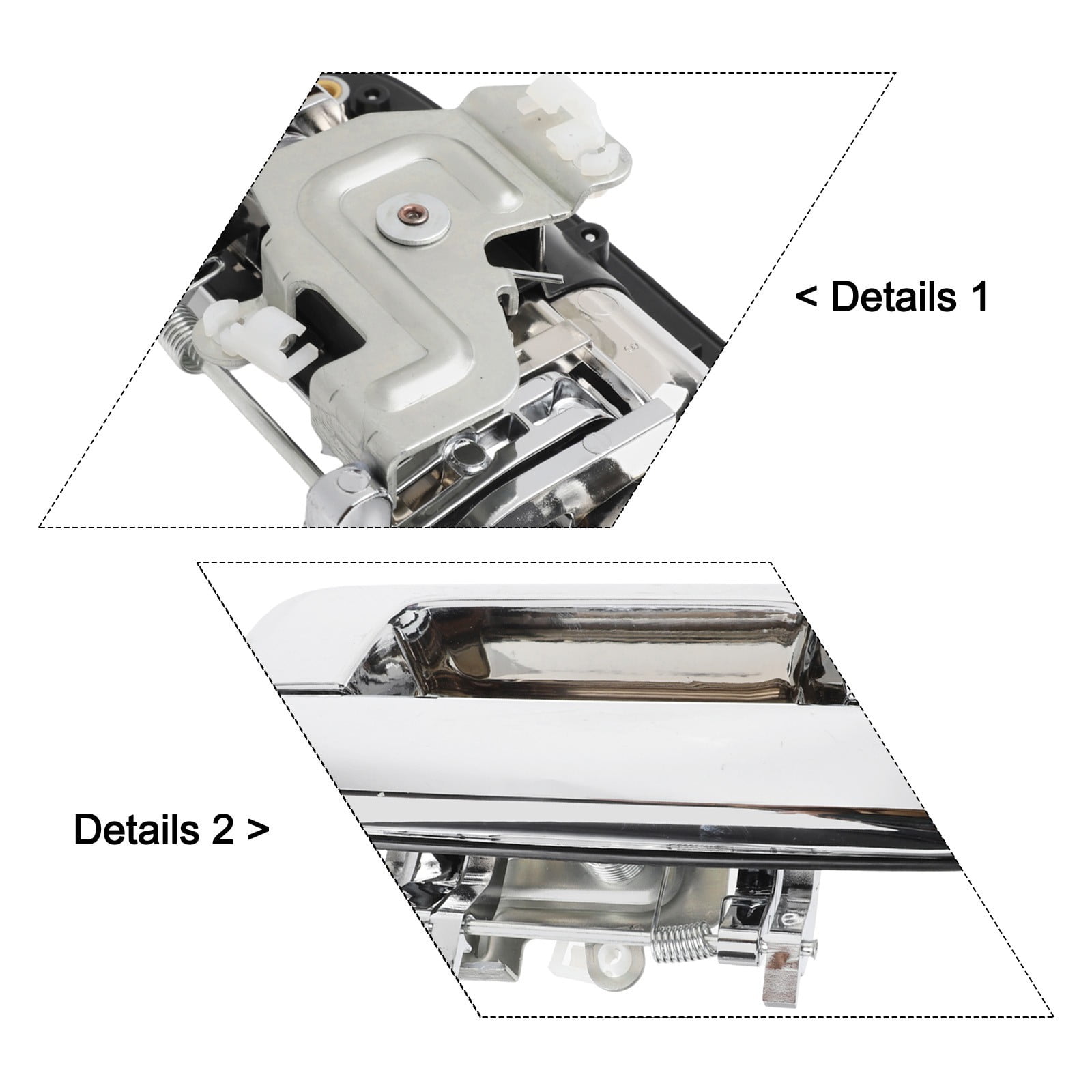 Chrome Rear Tailgate Handle For Isuzu D-Max Rodeo Pickup 2.5Td/3.0Td 7/03-7/12 8-97293765-2 Replace Car Accessories - Image 6