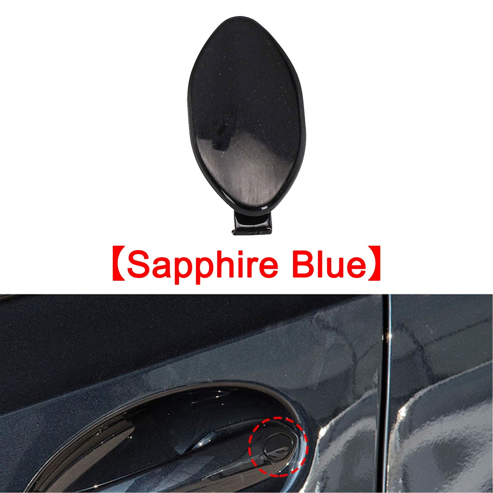 Driver Side Door Handle Key Hole Cover Cap For Bmw G20 G30 G06 For G05 G01 2019-2023 Automotive Exterior Parts Sapphire Blue - Image 1