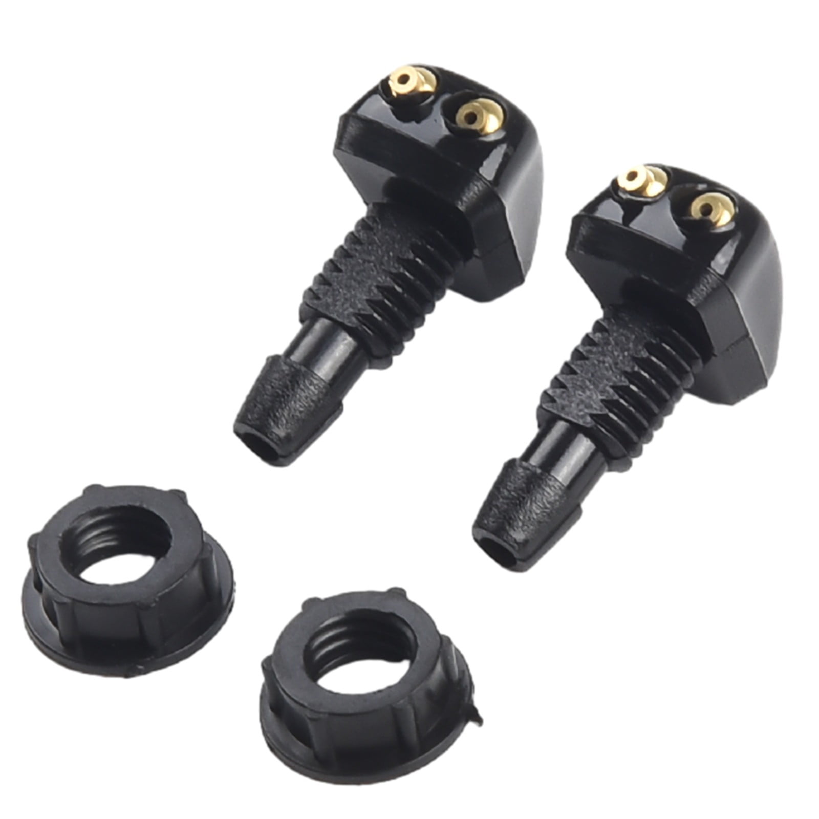 2 Pack Car Dual Holes Windshield Washer Nozzle Adjustable Wiper Water Spray Jet For Most Vehicle Models - Image 4