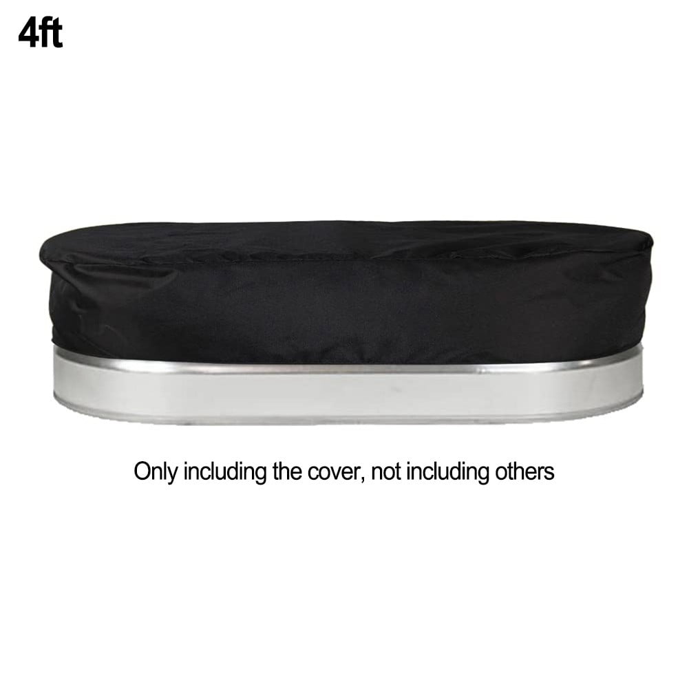 4Ft/6Ft/8Ft Bathtub Cover Pool Hot Tub Cover Oval Reservoir Ice Bath Cover Tank Cover Oxford Cloth Waterproof Tank Pool Cover 8Ft 8' - Image 2