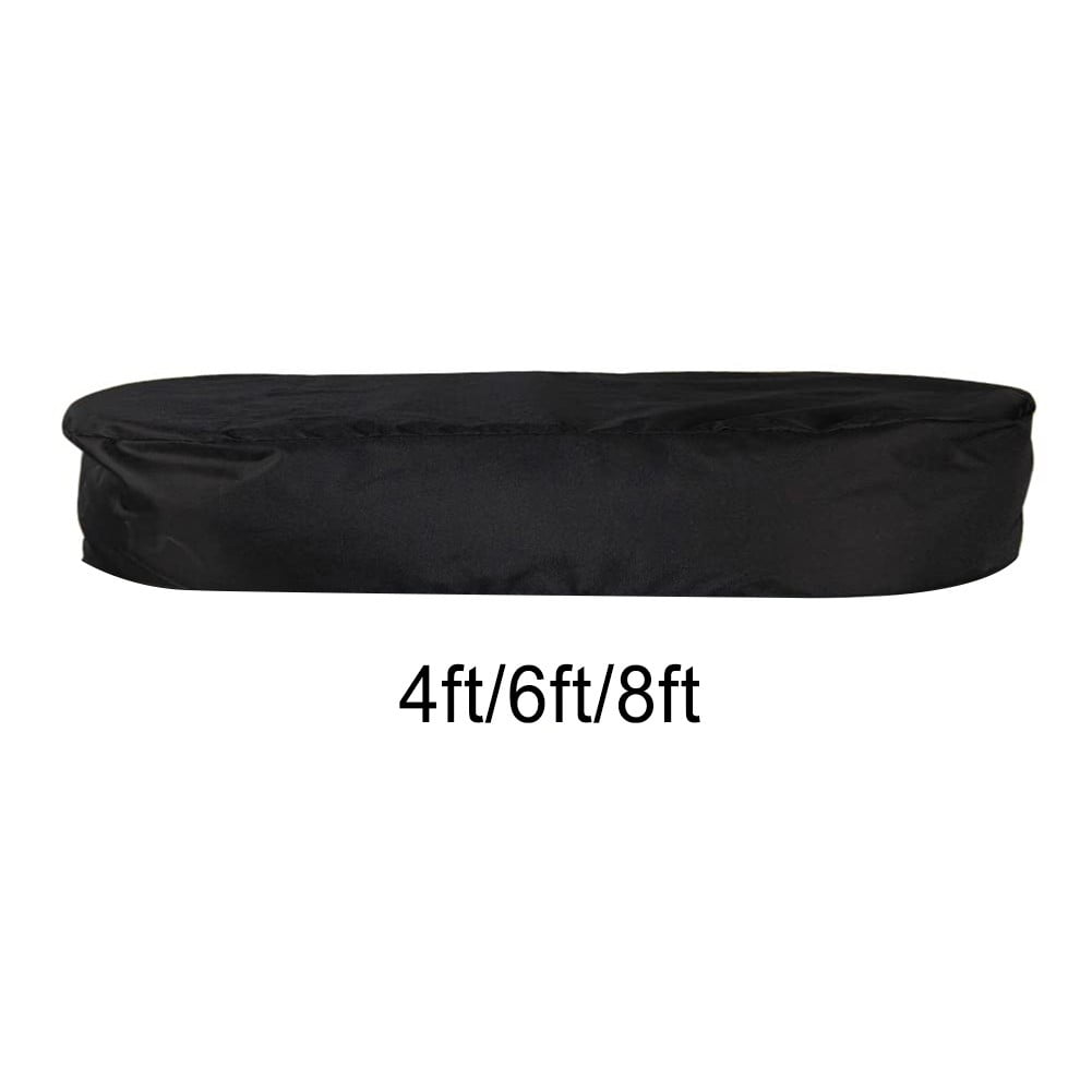 4Ft/6Ft/8Ft Bathtub Cover Pool Hot Tub Cover Oval Reservoir Ice Bath Cover Tank Cover Oxford Cloth Waterproof Tank Pool Cover 8Ft 8' - Image 8