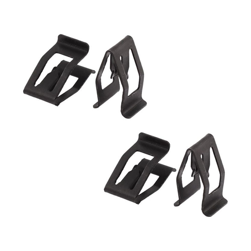 10Pcs Fastener Clip Portable Metal Car Interior Accessories Car Buckle Multifunctional Black Car Supplies Metal Retainer - Image 3