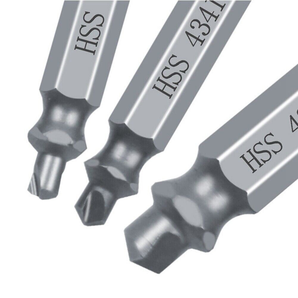 LLDI 6Pcs Damaged Screw Extractor Easy Out Set Bolt Stud Remover Drills Tools Kit Tap 2-12mm Quickly Extract The RustyBroken Screws - Image 7