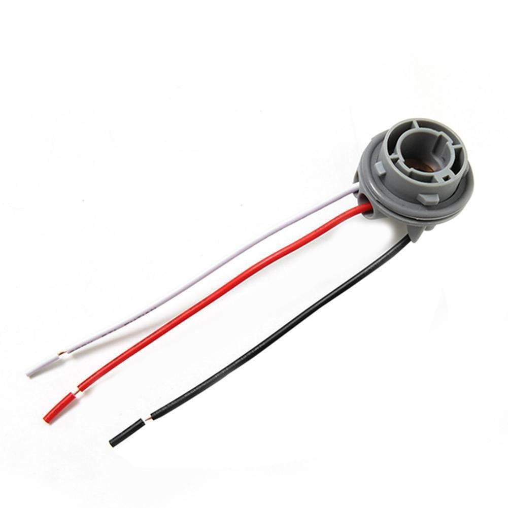 LLDI 2x Car 1157 Bulb Socket BAY15D Lamps Holder 12V Adapter Base Connector Car Light Base LED Light Bulb Socket Wiring Connector - Image 8