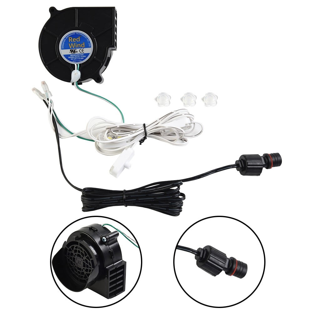 Replacement Fan Blower 12V 0.5A with 3 LED Light String for Inflatable Decor Garden Yard Indoor Outdoor EU - Image 3