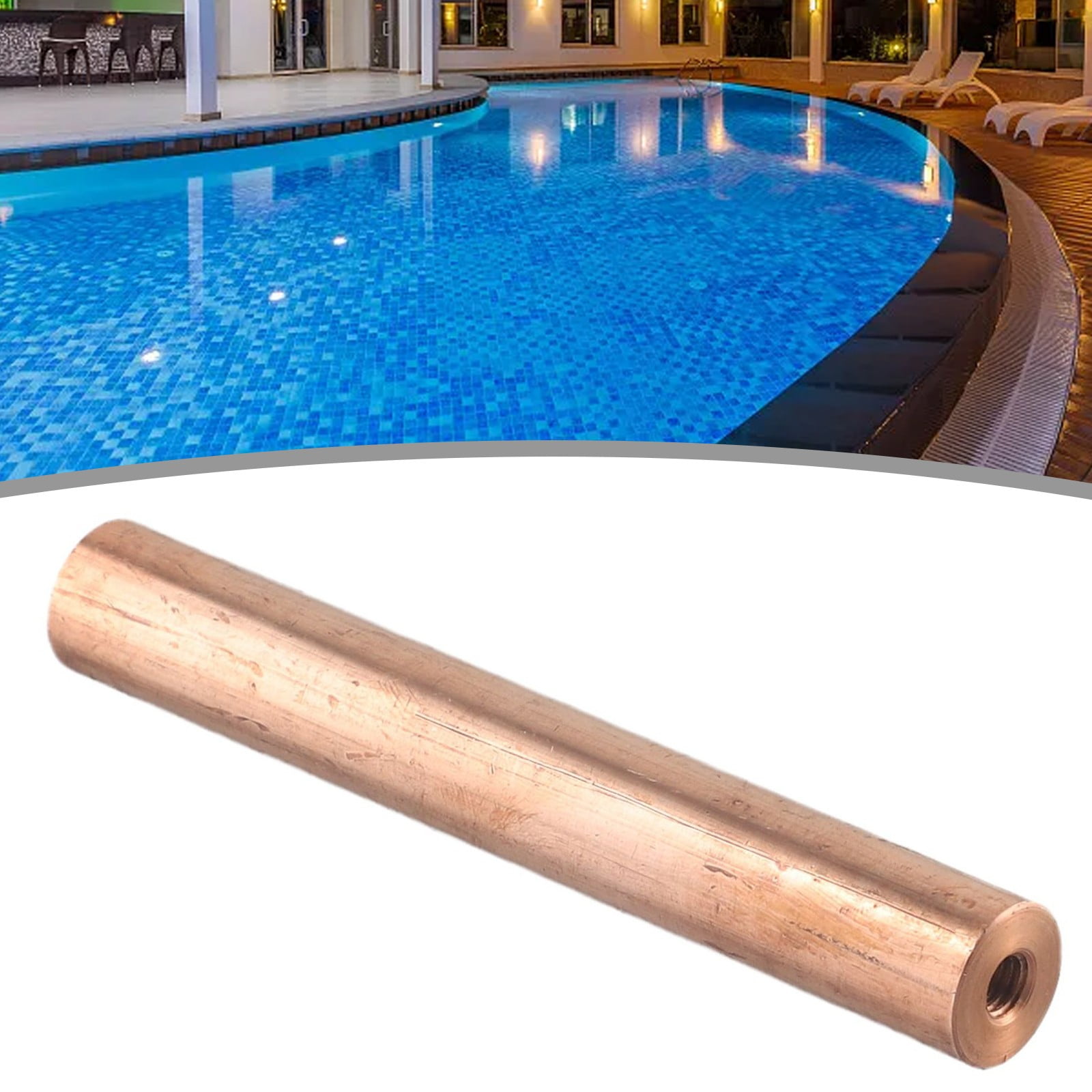 Arkzeo Solar Copper Anode For Swimming Pool Ionizer Purifier Cleaner 230G 160G 474G Filter Spring Pool Clarifier Replacement Parts 160G 230G - Image 8