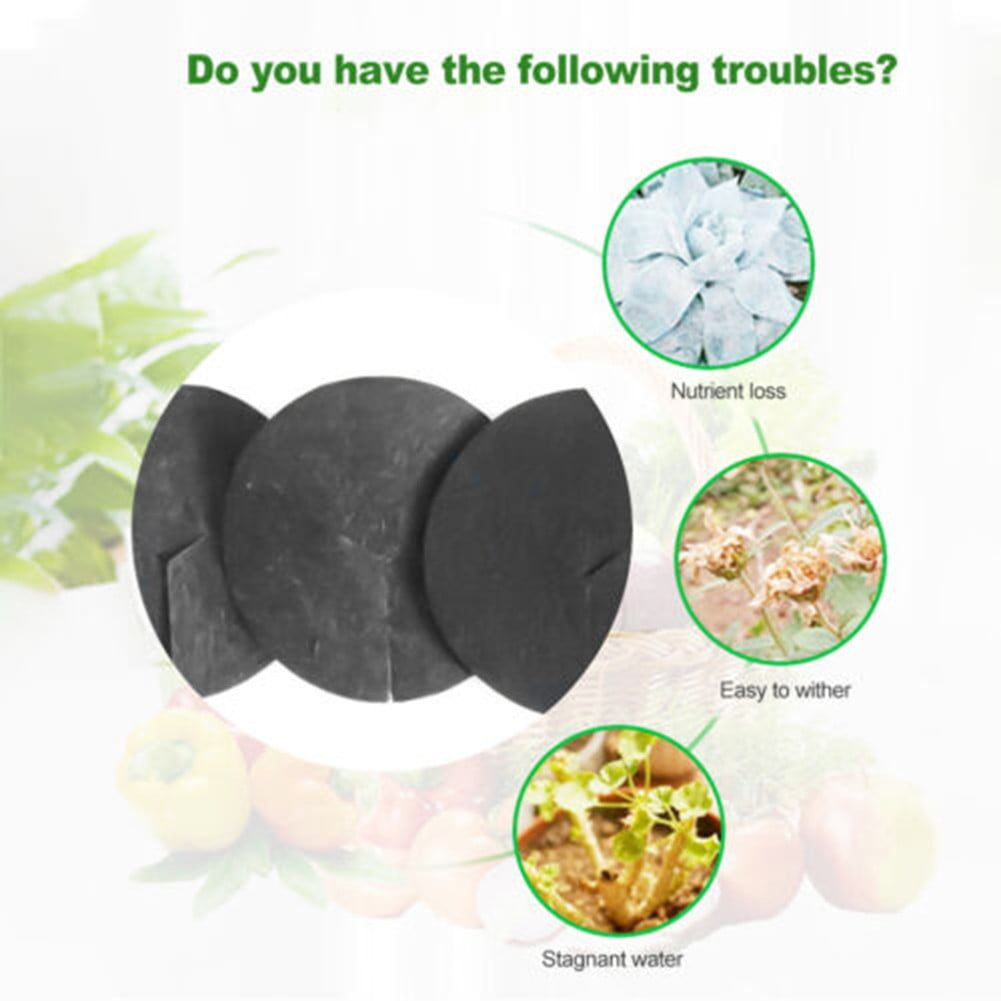 Arkzeo Degradable Non Woven Fabric Tree Mulch Ring Pack Of 10 Water Permeable Black - Image 4