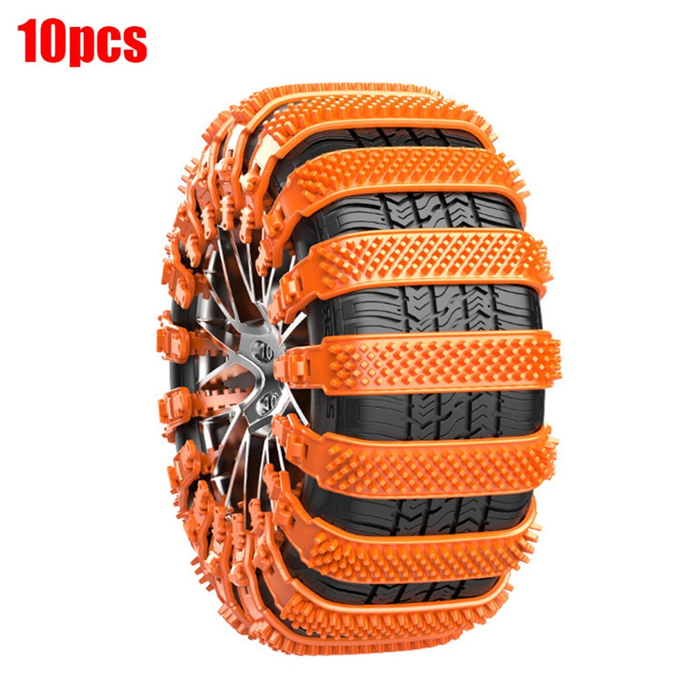 10Pcs Chain Auto Winter Tire Wheels Chains Anti Skid Chains For Car Truck Suv - Image 1