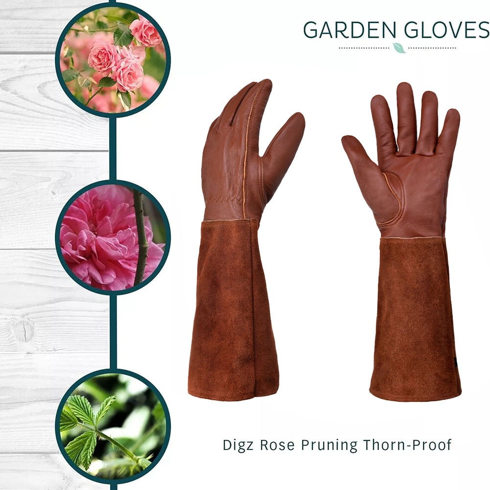 Rose Pruning Thorn-Proof Gardening Gloves with Forearm Protection for Men and Wo XL - Image 2