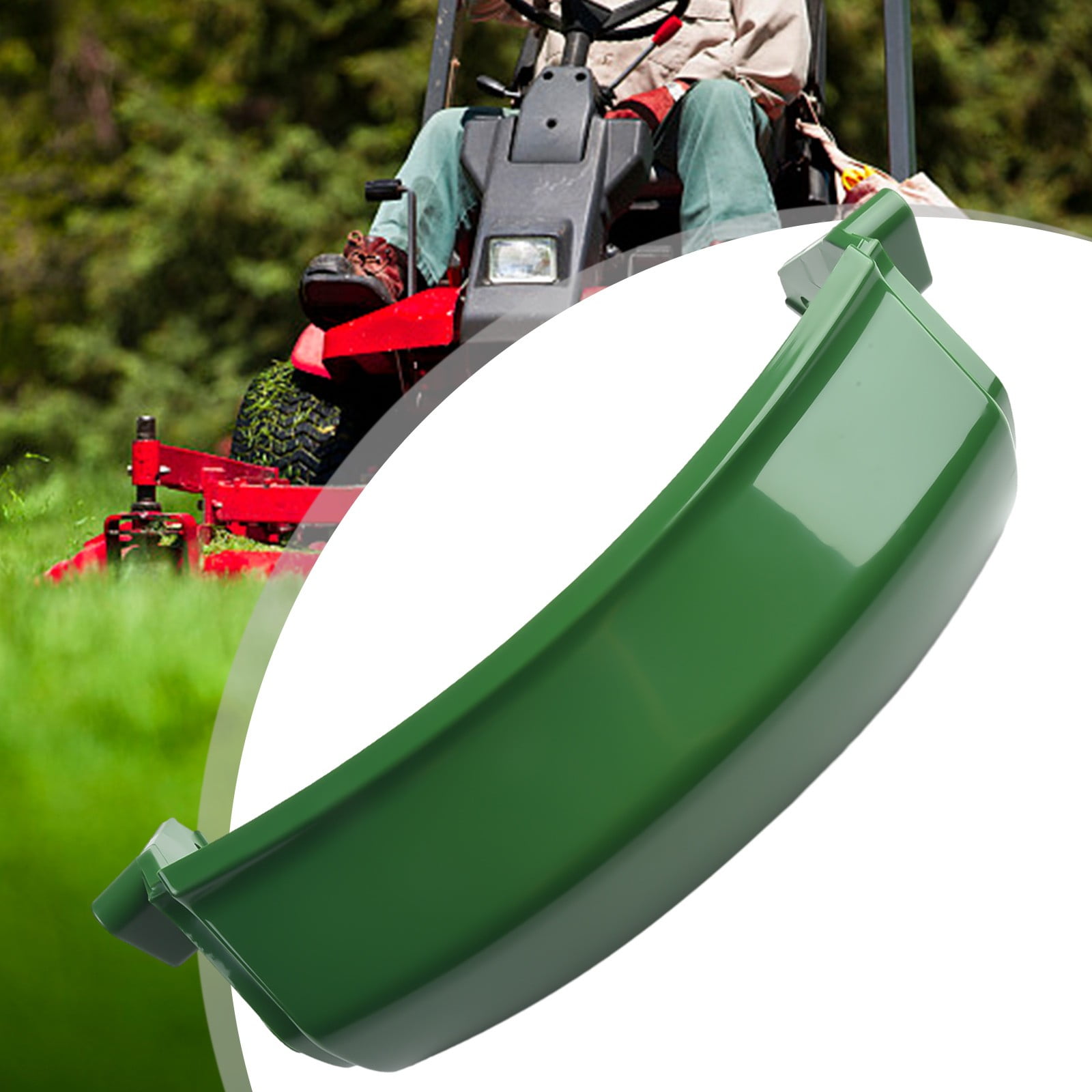 Tractor Front Bumper Upper Hood Kit for John Deere LT133 LT155 LT166 LT150 LT160 LT170 LT180 LT190 Green Plastic Replacement Part AM128998 - Image 3