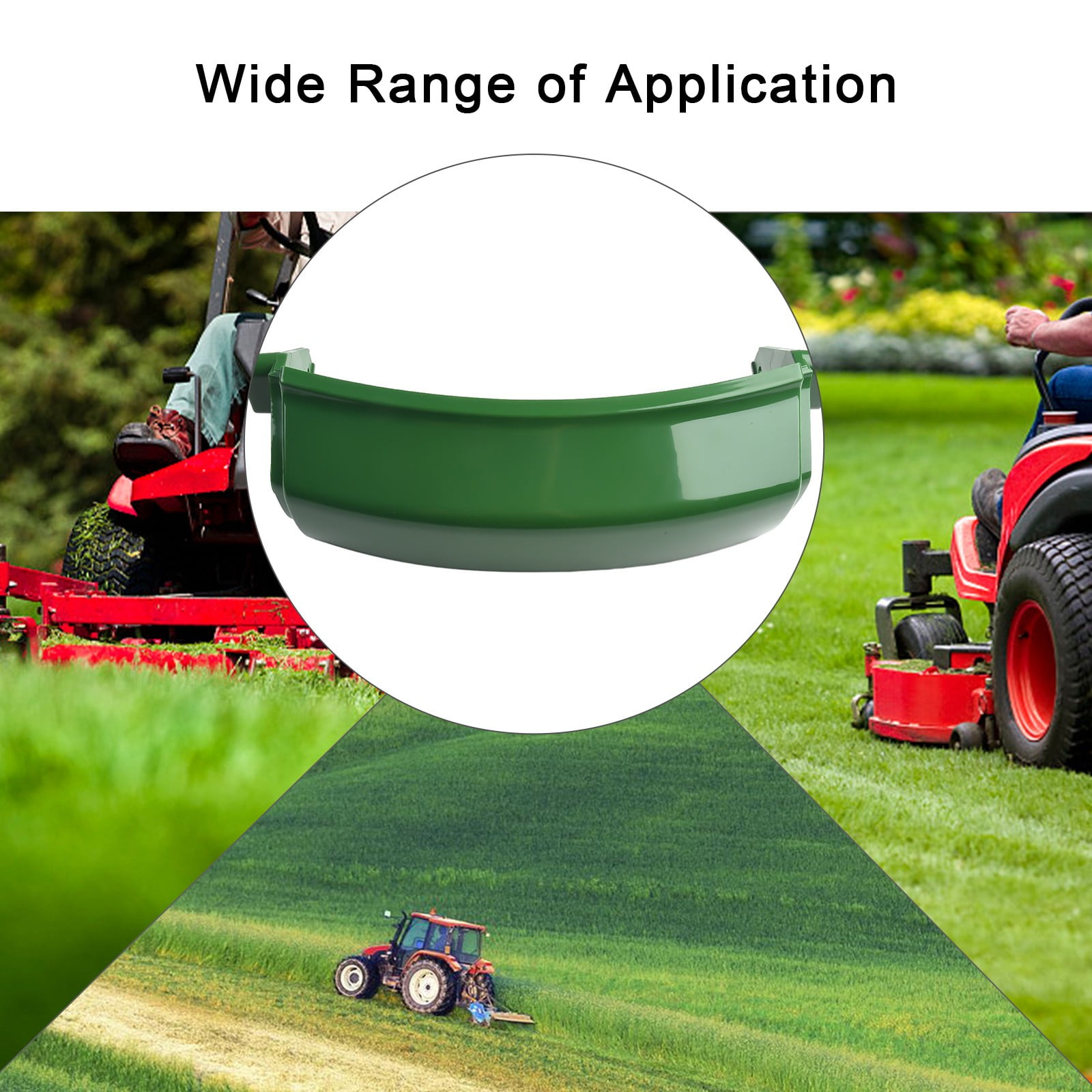 Tractor Front Bumper Upper Hood Kit for John Deere LT133 LT155 LT166 LT150 LT160 LT170 LT180 LT190 Green Plastic Replacement Part AM128998 - Image 5