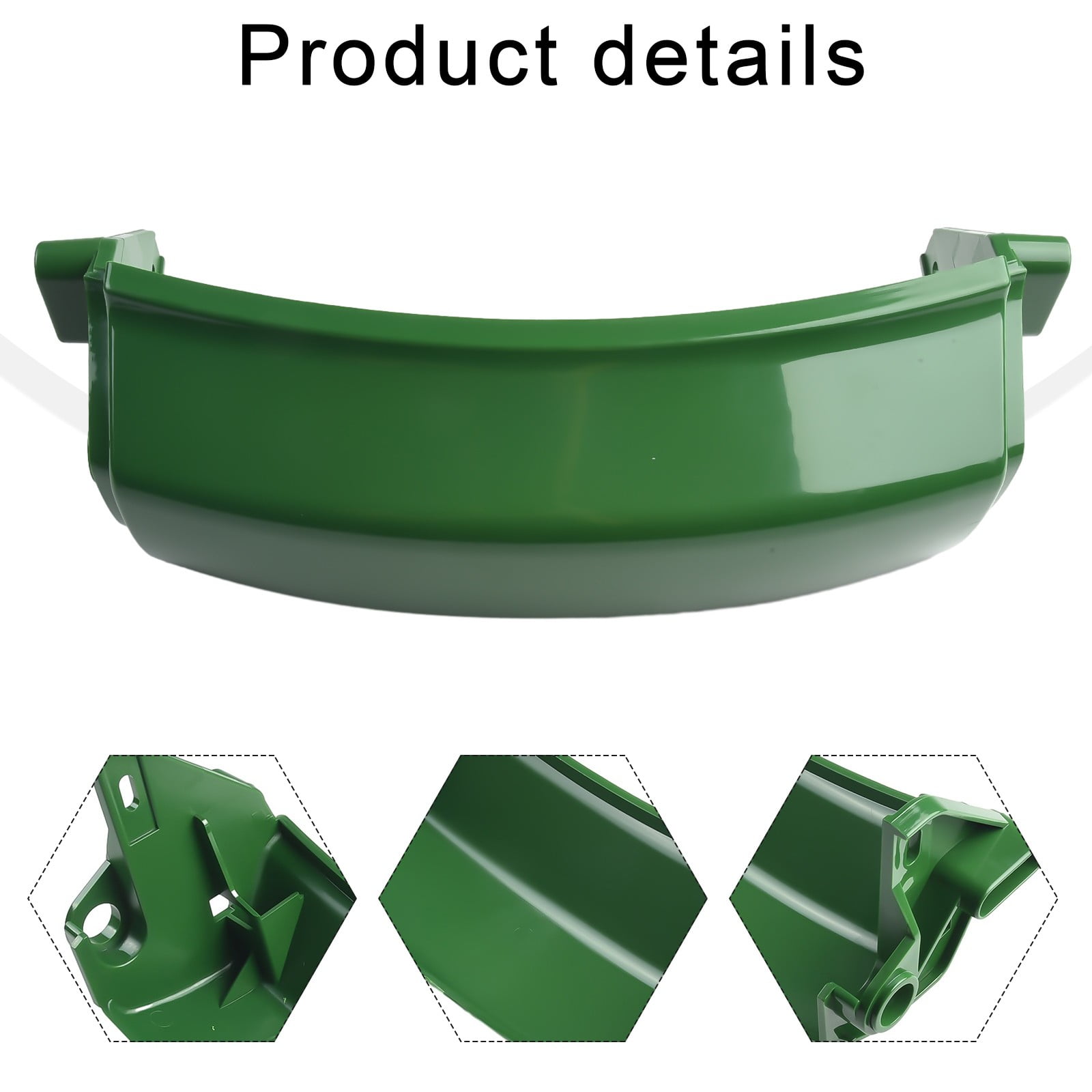 Tractor Front Bumper Upper Hood Kit for John Deere LT133 LT155 LT166 LT150 LT160 LT170 LT180 LT190 Green Plastic Replacement Part AM128998 - Image 6