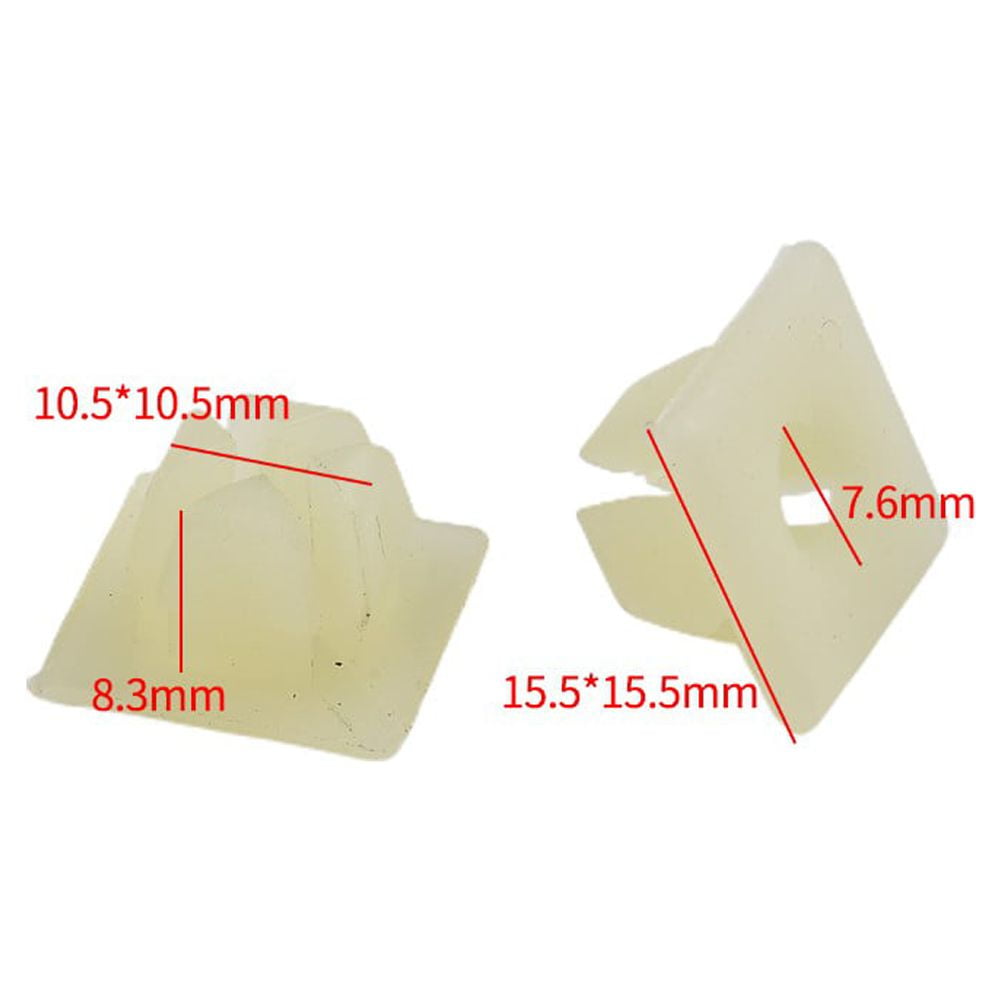 50x Bumper License Plate Nut Bracket Clips #14 Screw Grommet For GMC for Chevrolet - Image 3