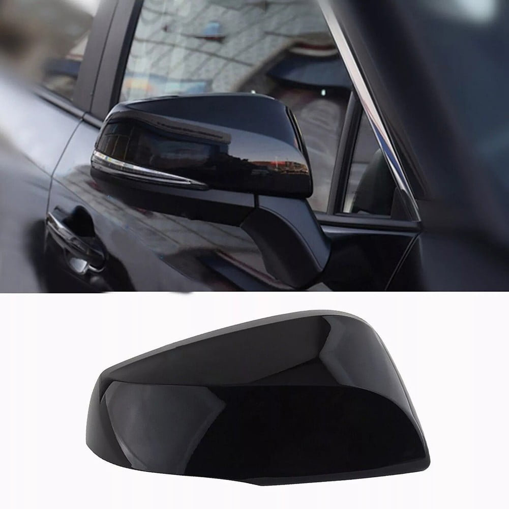 1pcs Passenger / Driver Side Rearview Mirror Cover Cap For Toyota for RAV4 20-23 Black-R - Image 1