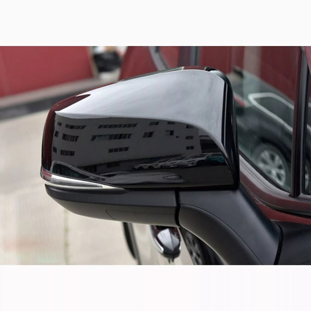 1pcs Passenger / Driver Side Rearview Mirror Cover Cap For Toyota for RAV4 20-23 Black-R - Image 5