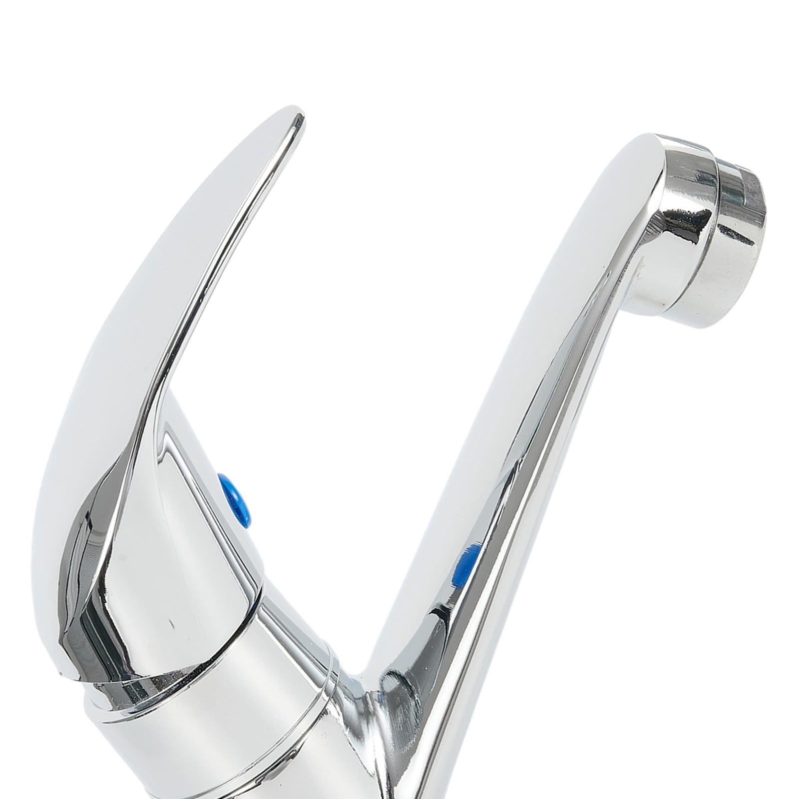 Arkzeo Chrome Basin Faucet Cold Sink Water Basin Tap Single Handle Faucet Tap Deck Mounted for Bathroom Kitchen Replacement - Image 7
