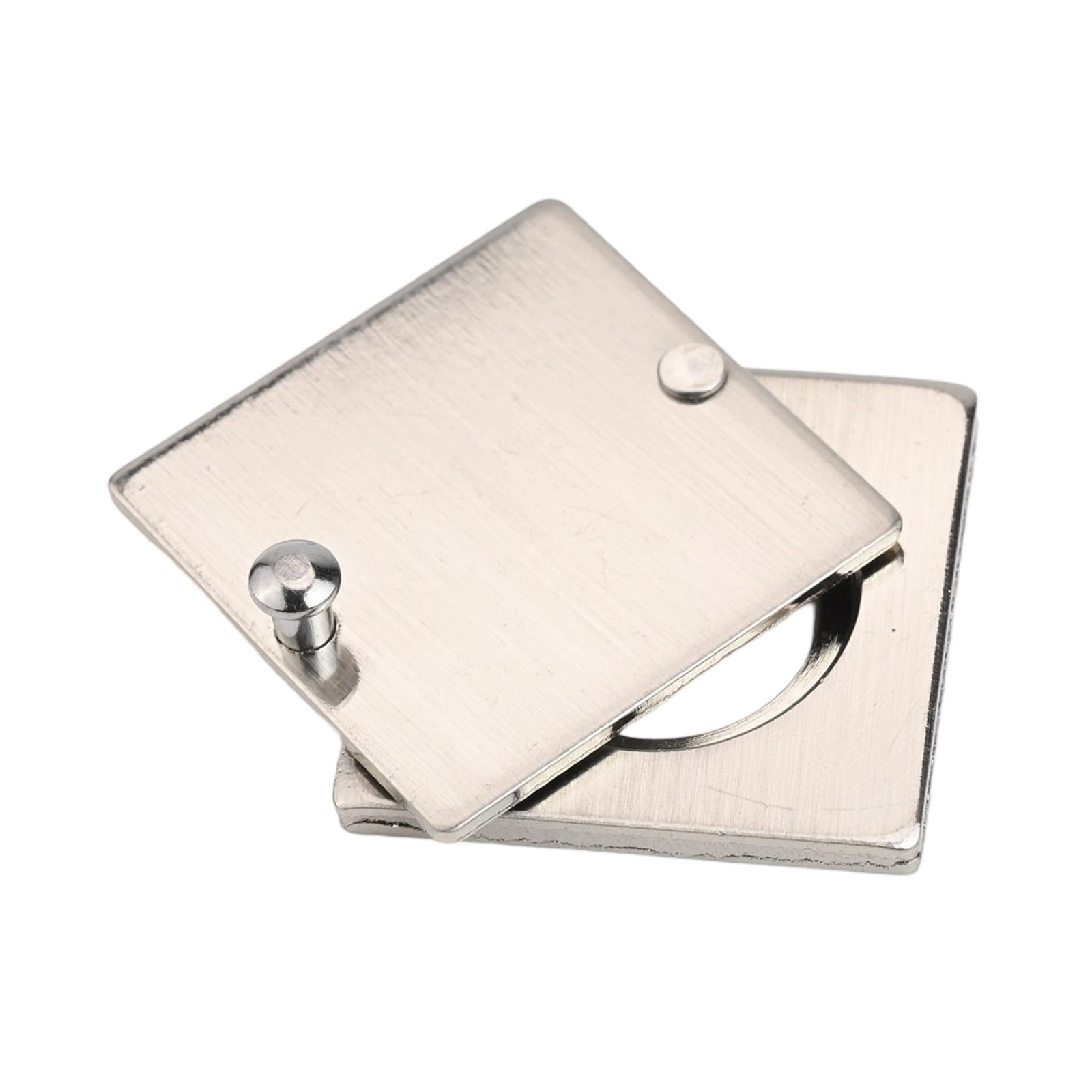 Square Peephole Cover Door Viewer Peephole Security Cap Kit Tape Install Brushed Smile Home Brushed - Image 7