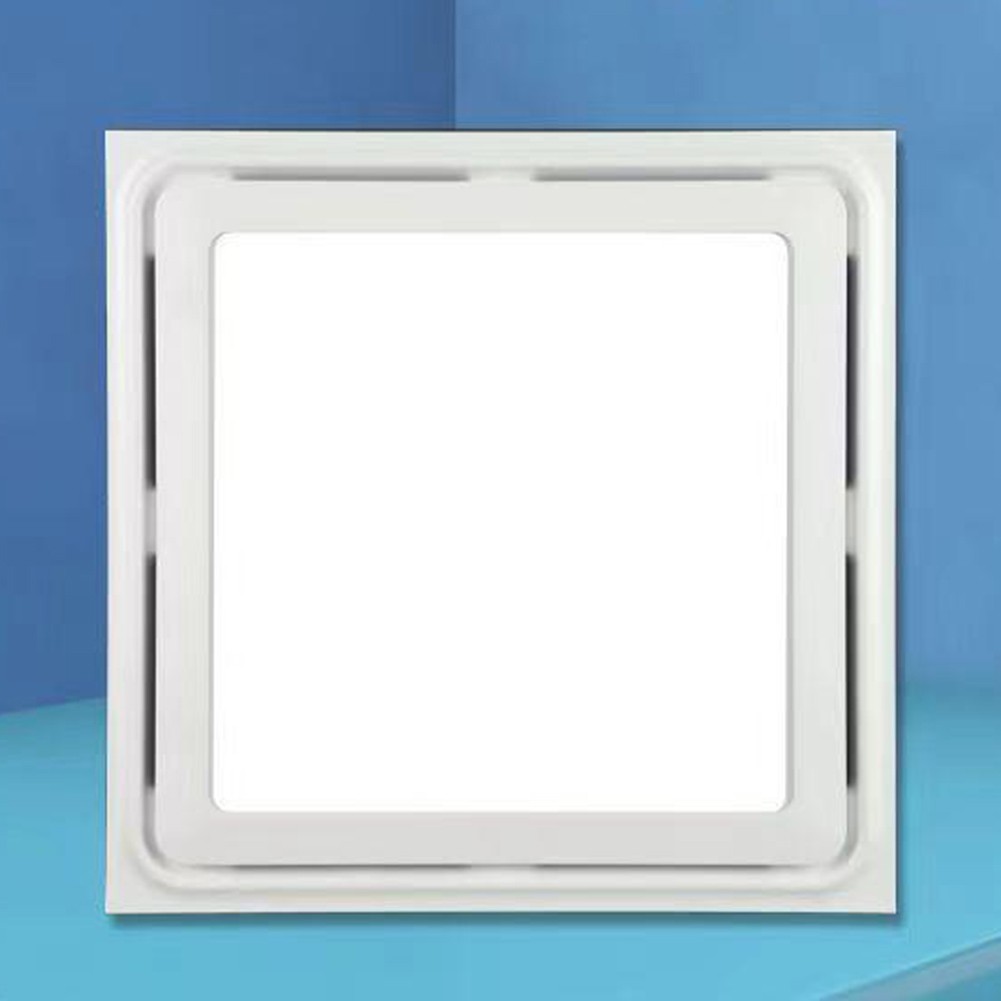 Powerful Bathroom Exhaust Fan With Led Lights 30*30Cm Exhaust Fan White Abs Smile Home - Image 7