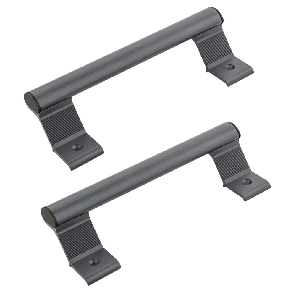 Aluminum Alloy Handle Balcony Sliding Door Handle Glass Door Sliding Door Handle White Smile Home Dark Gray - Image 1