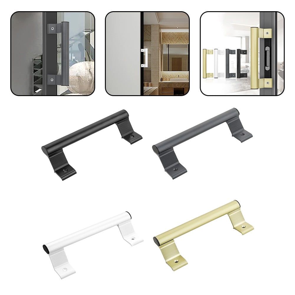 Aluminum Alloy Handle Balcony Sliding Door Handle Glass Door Sliding Door Handle White Smile Home Dark Gray - Image 7