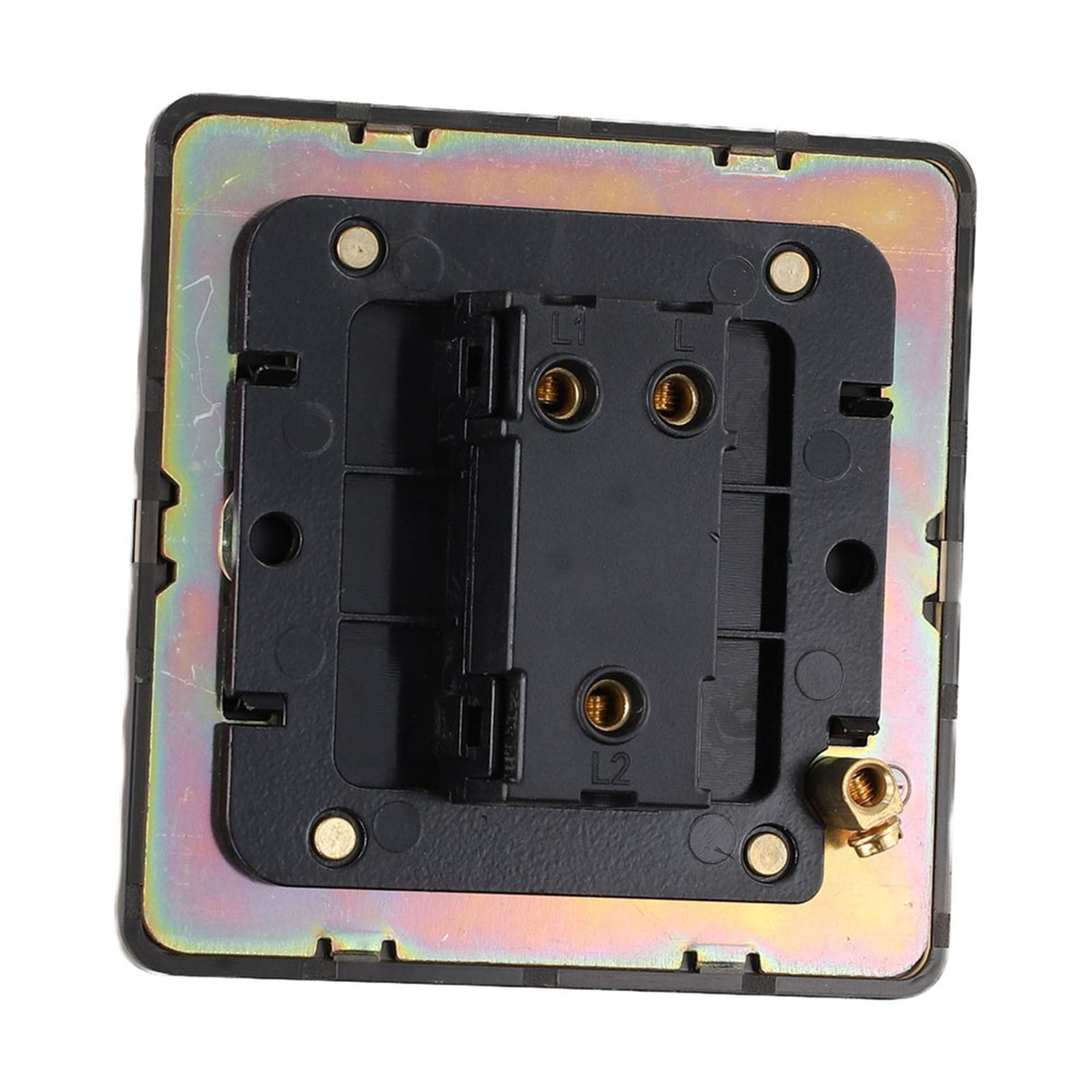 86 Type Stainless Steel Panel Wall Toggle Light Switch Brass Rod 1Way 2Way 2 Gang Smile Home 1 Gang - Image 7