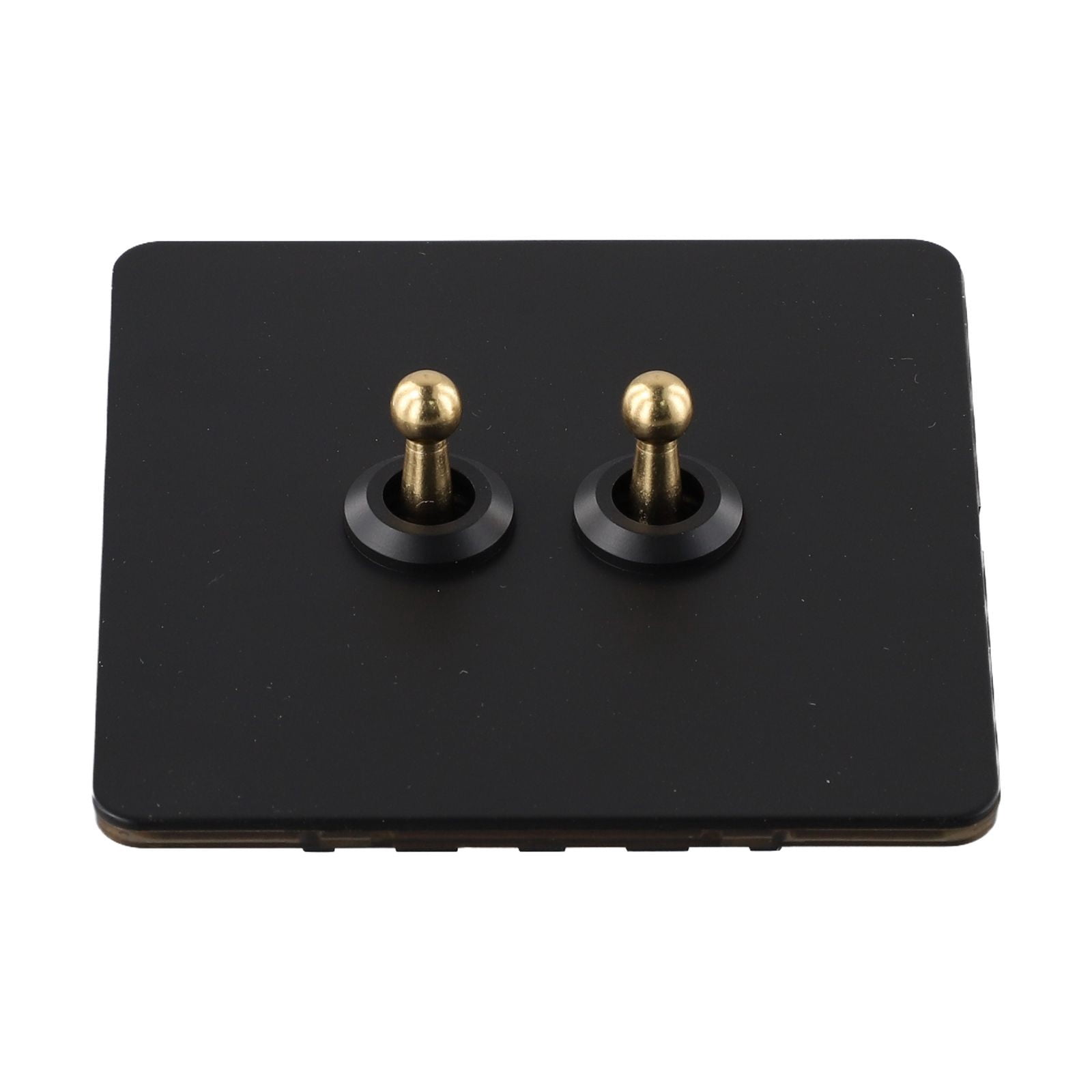 86 Type Stainless Steel Panel Wall Toggle Light Switch Brass Rod 1Way 2Way 2 Gang Smile Home 2 Gang - Image 8