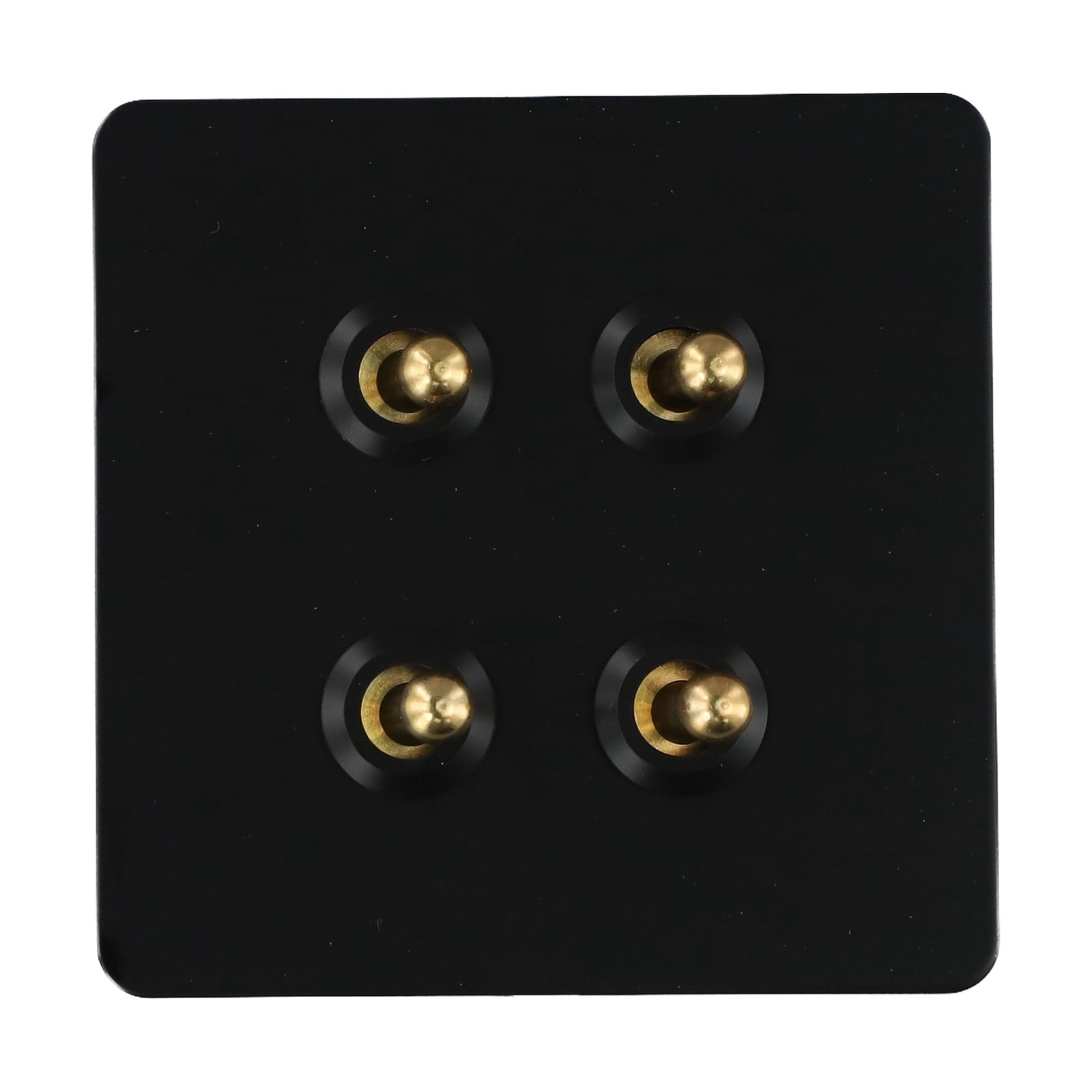 86 Type Stainless Steel Panel Wall Toggle Light Switch Brass Rod 1Way 2Way 2 Gang Smile Home 4 Gang - Image 3