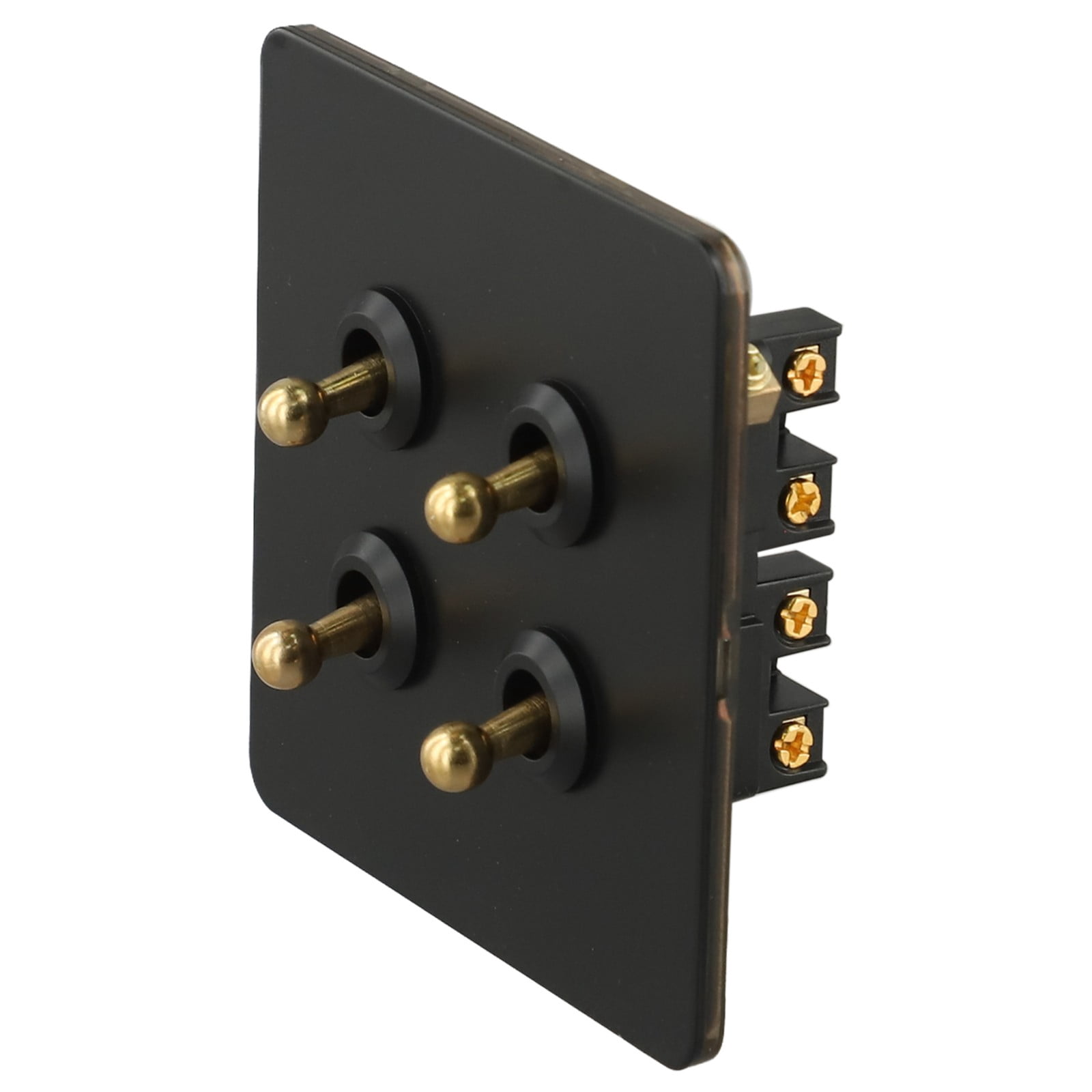 86 Type Stainless Steel Panel Wall Toggle Light Switch Brass Rod 1Way 2Way 2 Gang Smile Home 4 Gang - Image 8
