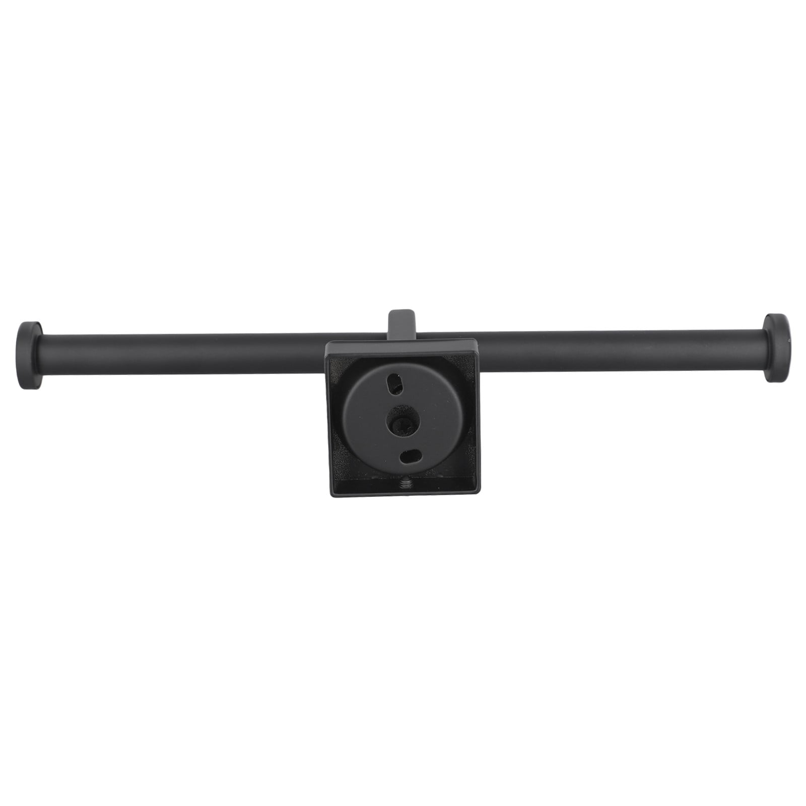 Stainless Steel Toilet Roll Holder Double Ring Toilet Paper Holder Wall Black Smile Home - Image 5
