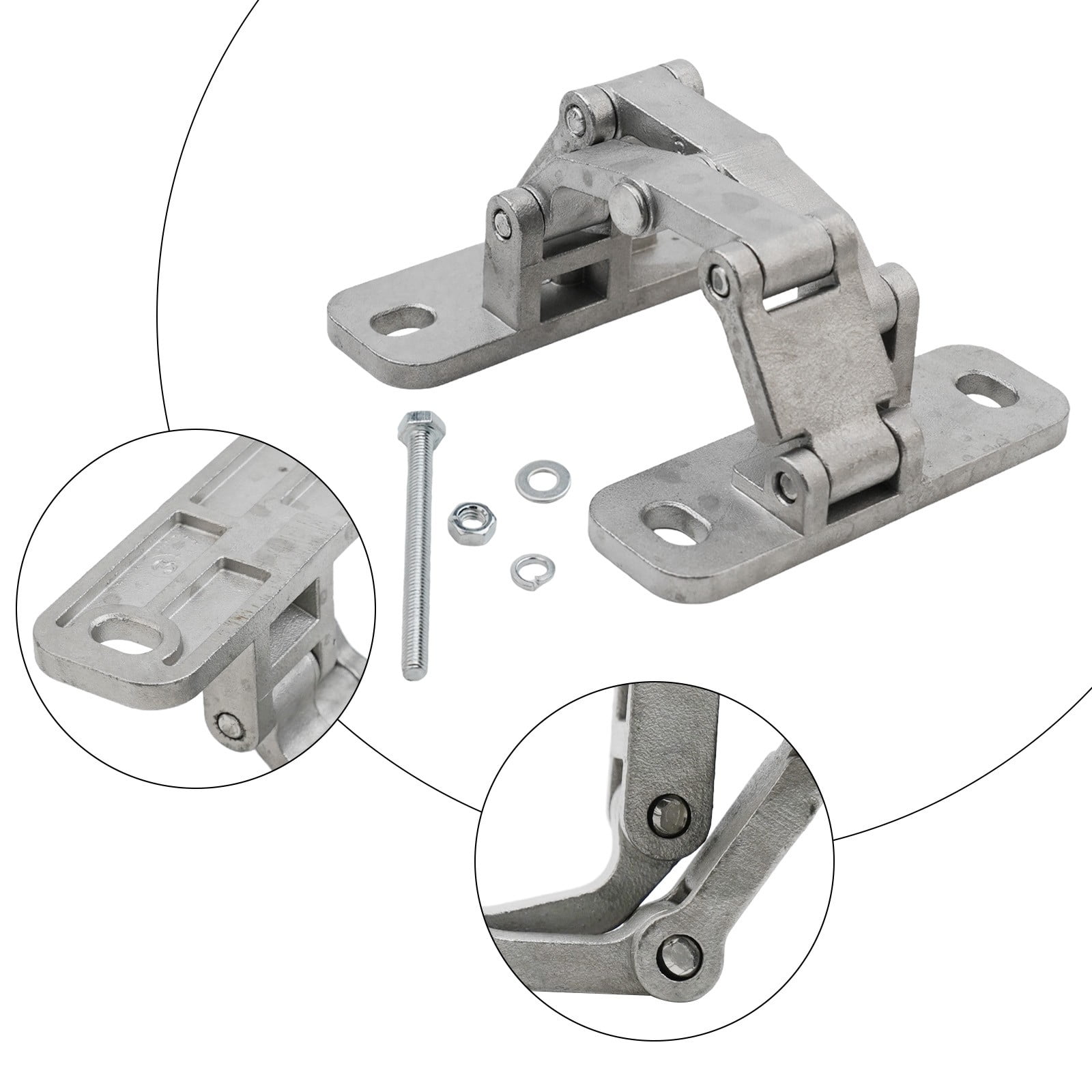 Heavy Duty Stainless Steel Stone Door Hinge Open Invisible Fire Hydrant S( 70Kg) Smile Home S( 70Kg) - Image 5