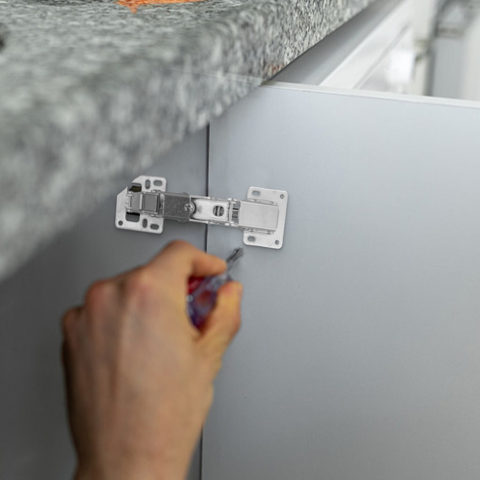 180 Degree Concealed Hinges Large Angle Kitchen Cupboards Wardrobe Hinges Smile Home - Image 8