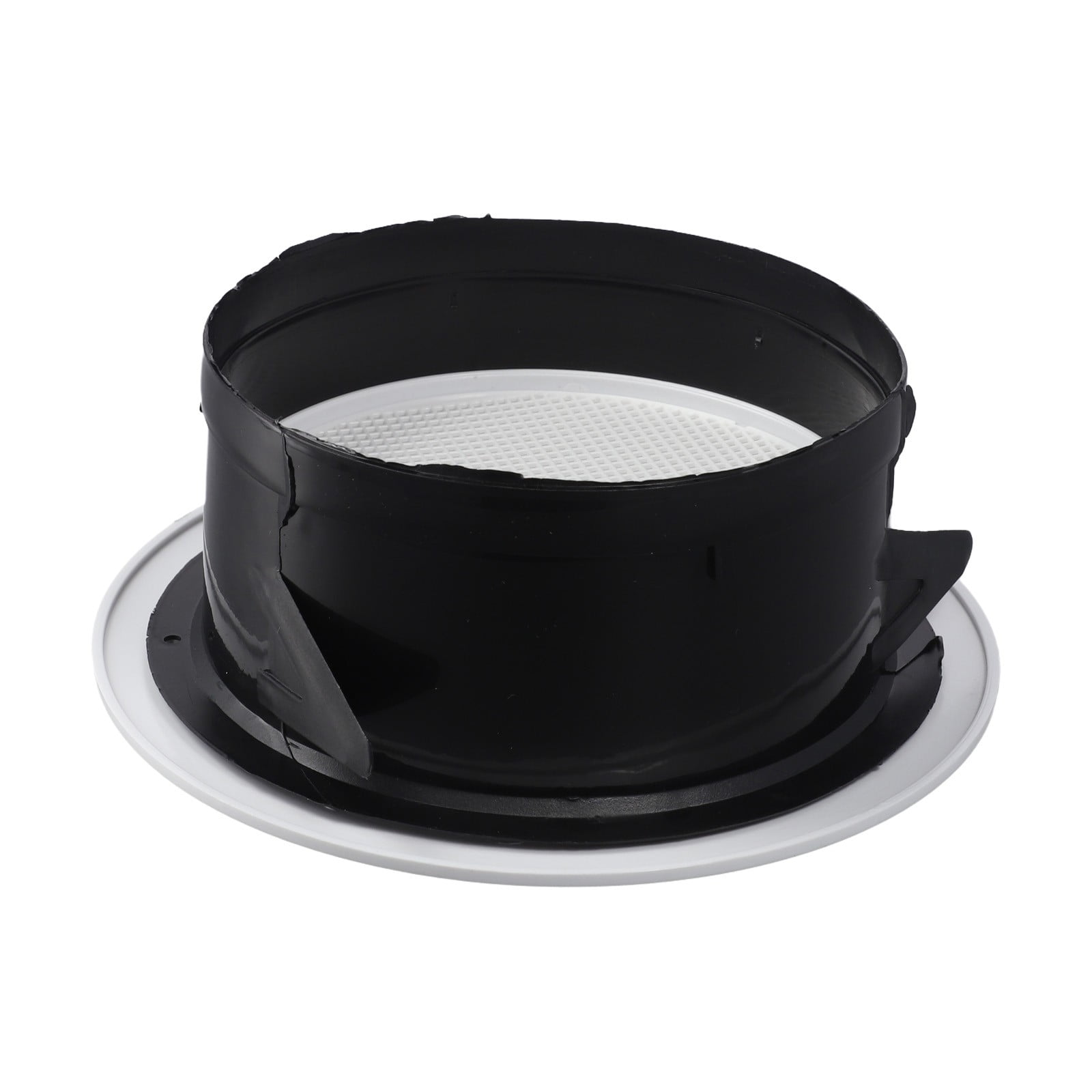 Duct Vents Round Louvered Vents Interior Abs Grille Ventilation Wall Vent Covers 150Mm Smile Home 150 mm - Image 6