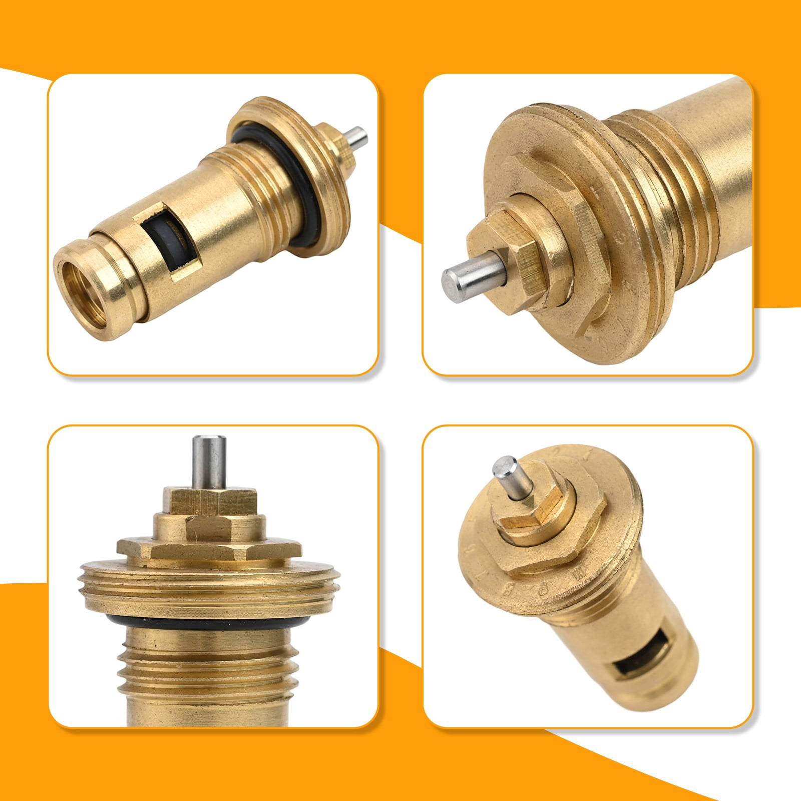 Radiator Valve Insert M30 X 1.5 Valve Thermostat Insert 1/2 Inch Smile Home - Image 2