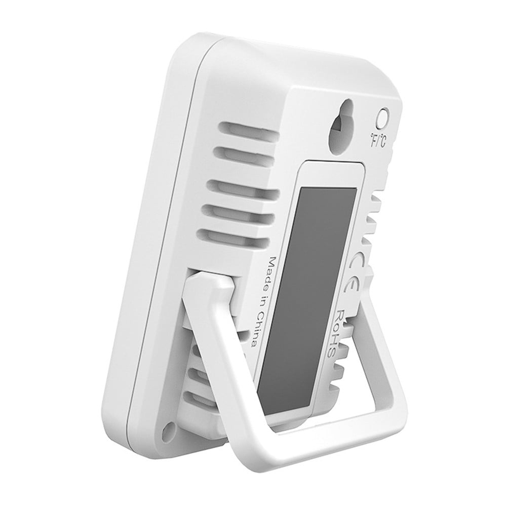 Digital Hygrometer Room Thermometer Indoor Electronic Temperature Humidity White Smile Home - Image 6